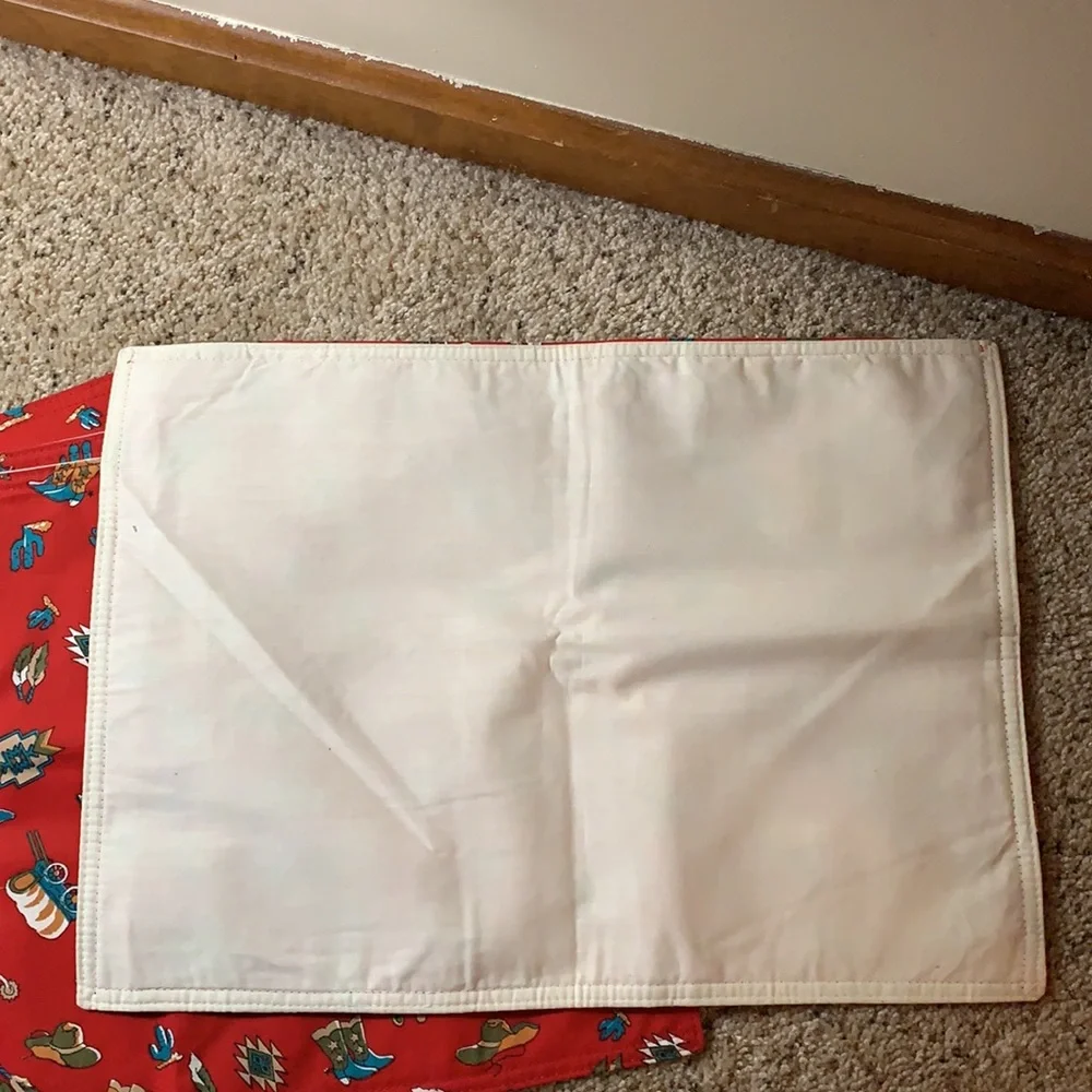 Set of 4- Handmade Western Print Placemats‎